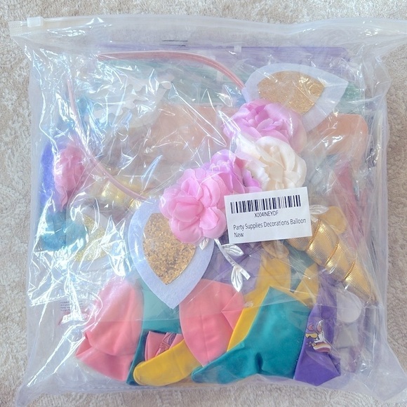 Brand New Unicorn Birthday Party Decorations Banner Balloons Tablecloth Toppers - Picture 16 of 16